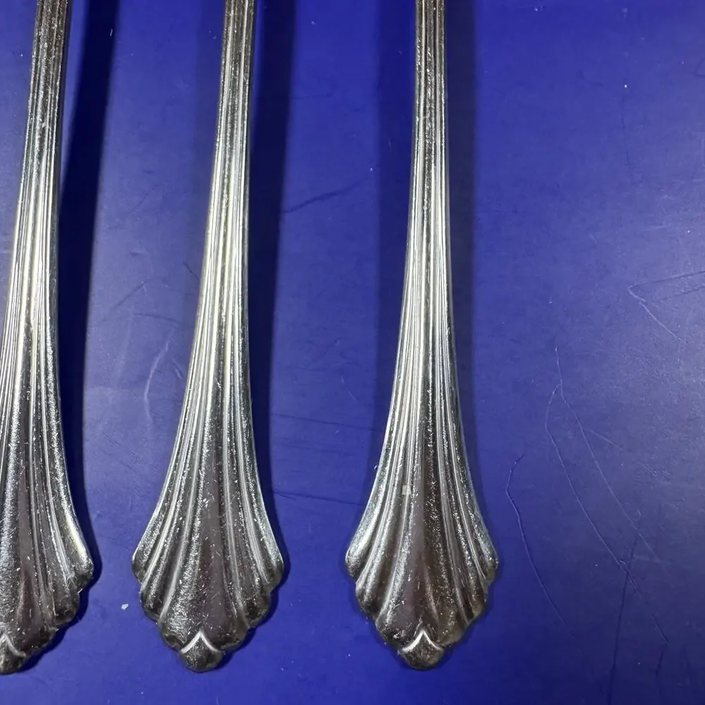 Oneida Bancroft Stainless Steel Dinner Forks 7 3/8” Set of 4 USA